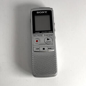 Sony ICD-DX700 Handheld Digital Voice IC Recorder Silver Battery Operated TESTED